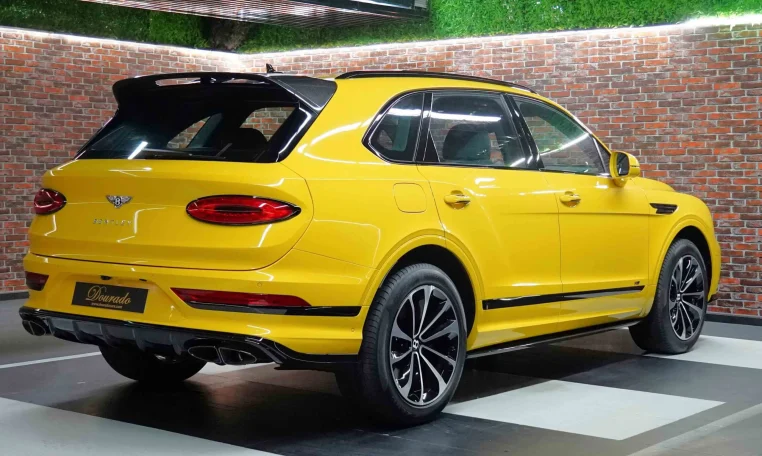 Bentley bentayga Yellow Luxury Car