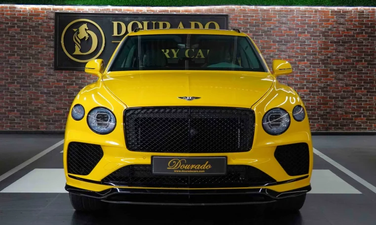 Bentley bentayga Yellow Dubai Dealerships