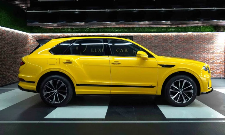 Buy Bentley bentayga Yellow Exotic Car