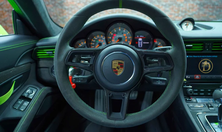 Buy Porsche 911 GT3 RS in Green Exotic Car in Dubai