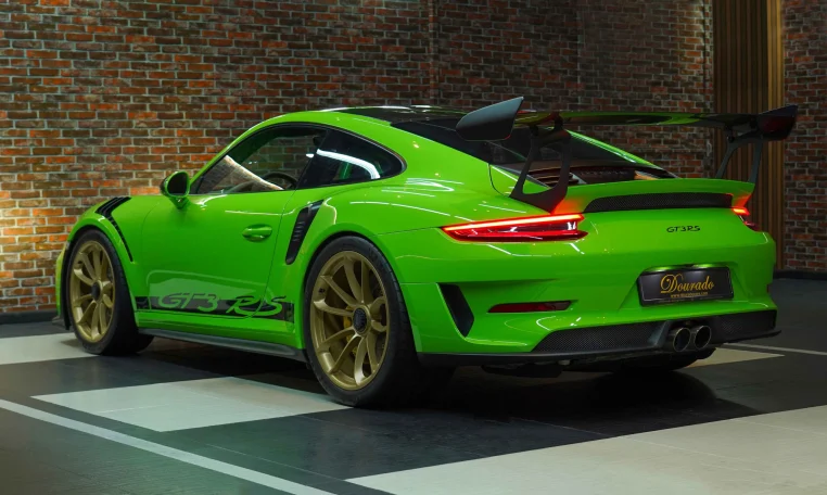 Porsche 911 GT3 RS in Green Exotic Car for Sale in Dubai UAE