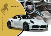Porsche 911 Turbo S Cabriolet in white
