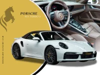 Porsche 911 Turbo S Cabriolet in white