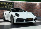 Porsche 911 Turbo S Cabriolet in white for Sale