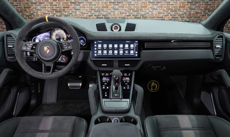 Porsche Cayenne Turbo GT Coupe in Arctic Grey for Sale in Dubai