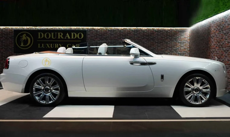 Rolls Royce Dawn White Car Dealership in Dubai
