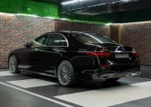 Mercedes S 580 4MATIC Interior Brown Car Dealership in UAE