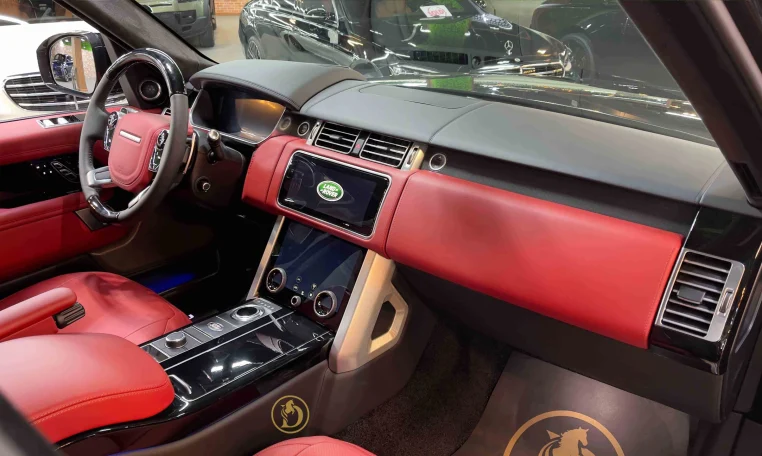 Range Rover Autobiography Luxury Car in Black Dealership Dubai