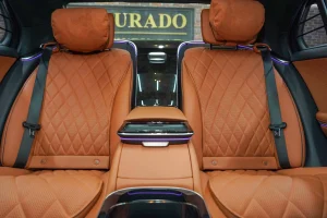 Buy Mercedes S 580 4MATIC Interior Brown in Dubai UAE
