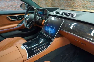 Buy Mercedes S 580 4MATIC Interior Brown in Dubai