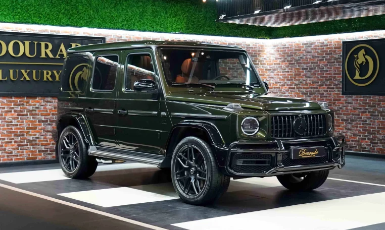 Mercedes G 63 Double Night Package in Olive Green for Hyper car Sale