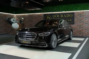 Mercedes S 580 4MATIC Interior Brown for Sale in Dubai UAE