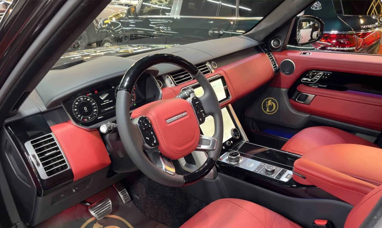 Black Range Rover Autobiography Luxury Car for sale in Dubai