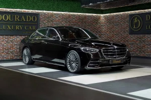 Mercedes S 580 4MATIC Interior Brown Car for Sale in Dubai