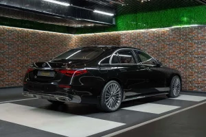 Mercedes S 580 4MATIC Interior Brown Exotic Car for Sale in Dubai