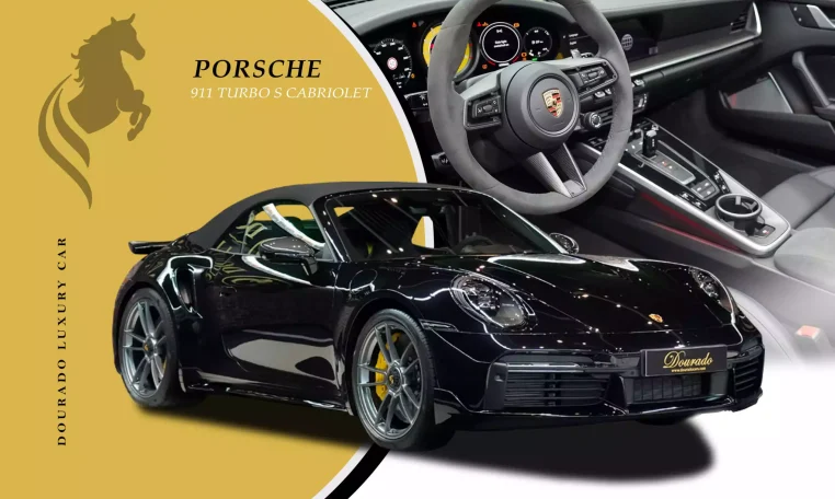 2023 Porsche 911 Turbo S Cabriolet: Luxury and Performance in Elegant Black