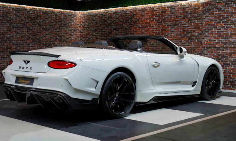 Dubai Bentley GT Convertible ONYX Exotic car Showroom