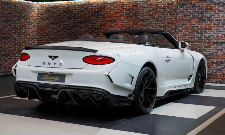 Dubai Bentley GT Convertible ONYX Exotic car