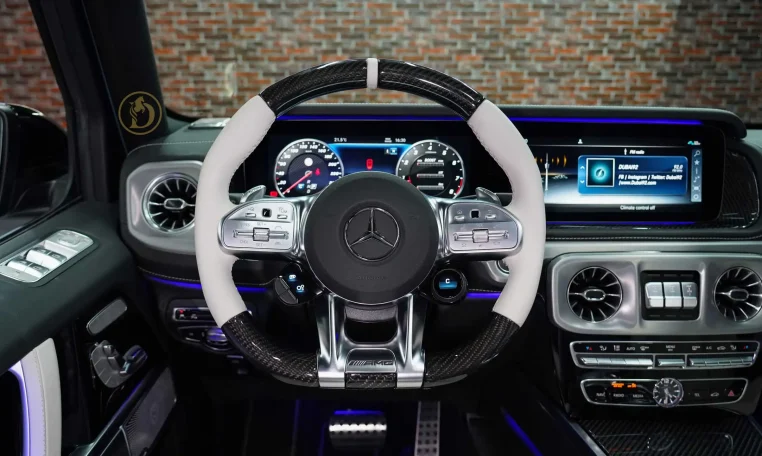 Mercedes-Benz G-Class Double Night Package in China Blue Luxury Car Dealership in Dubai UAE