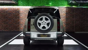 Land Rover Defender P400 SE 2023 Luxury car in Green Dealership in Dubai