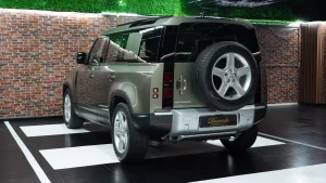 Land Rover Defender P400 SE 2023 Luxury car in Green Dealership