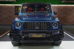 Mercedes G 63 Night Package in Sea Blue Car for Sale in Dubai