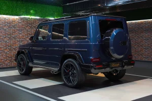 Mercedes G 63 Night Package in Sea Blue Exotic Car for Sale in Dubai