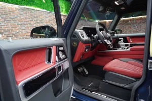 Mercedes G 63 Night Package in Sea Blue Dealership in Dubai UAE
