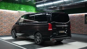 Mercedes-Benz V250 in Metalic Black Dealership in UAE