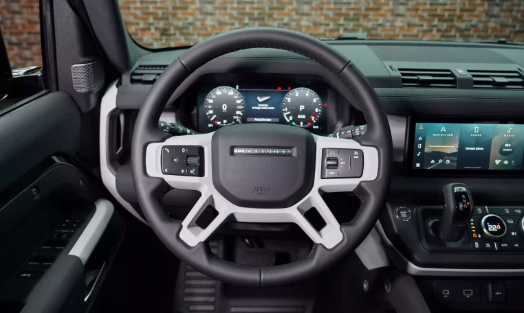 Land Rover Defender 110 P400 SE in Black Luxury car for sale in Dubai