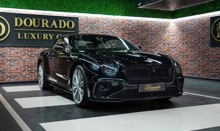 Bentley GTC Speed W12 in Black seller Dubai