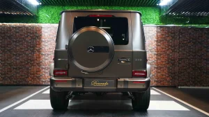 Mercedes G63 in Brown Matte Dealership in Dubai