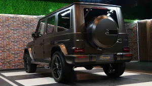 Mercedes G63 in Brown Matte Dealership in Dubai UAE