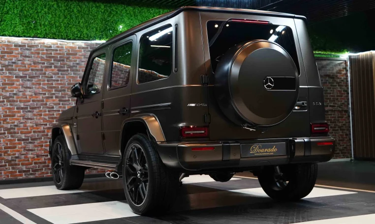 Mercedes G63 in Brown Matte Dealership in Dubai UAE