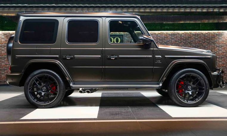 Mercedes G63 in Brown Matte Dealership in UAE