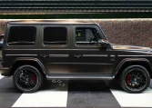 Mercedes G63 in Brown Matte Car Dealership in UAE