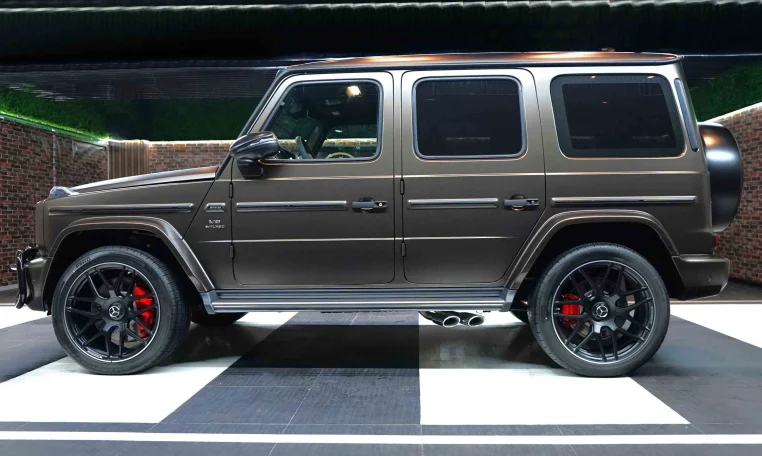 Mercedes G63 in Brown Matte Super Car Dealership in UAE