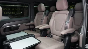 Mercedes-Benz V250 in Metalic Black Super Car Dealership in Dubai