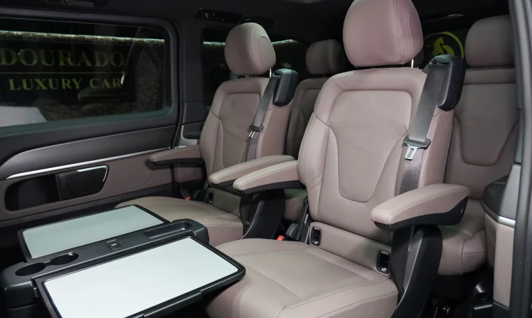 Mercedes-Benz V250 in Metalic Black Super Car Dealership in Dubai