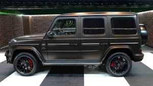 Mercedes G63 in Brown Matte Luxury Car Dealership in UAE