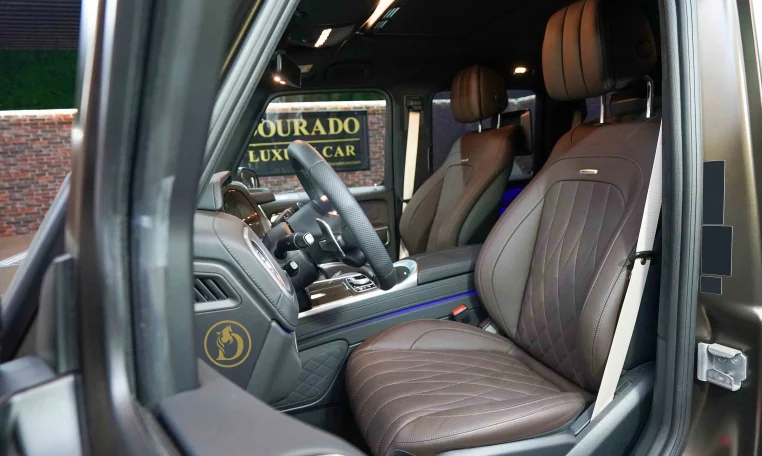 Mercedes G63 in Brown Matte Exotic Car Dealership in UAE