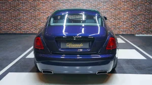 Rolls Royce Wraith Dark Blue Dealership in Dubai UAE
