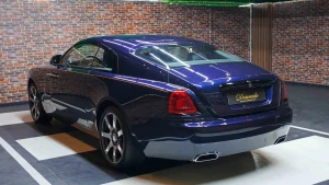 Rolls Royce Wraith Dark Blue Dealership in Dubai
