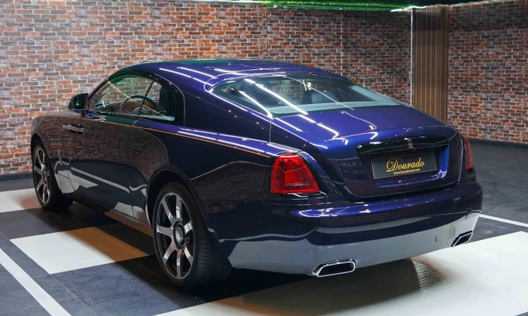 Rolls Royce Wraith Dark Blue Dealership in Dubai