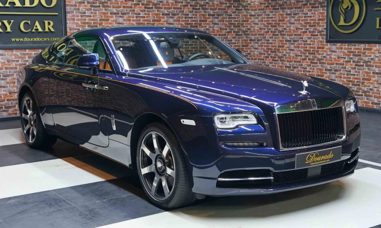 Rolls Royce Wraith Dark Blue Exotic Car Dealership in Dubai