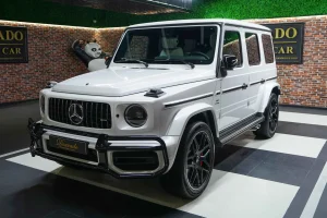 Buy Mercedes G 63 AMG Super Car in white in Dubai