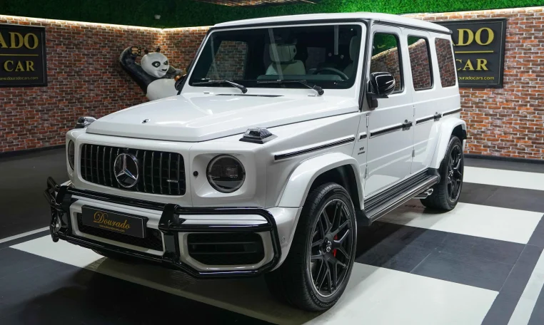 Buy Mercedes G 63 AMG Super Car in white in Dubai