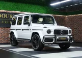 Mercedes G 63 AMG in White for Sale in Dubai UAE