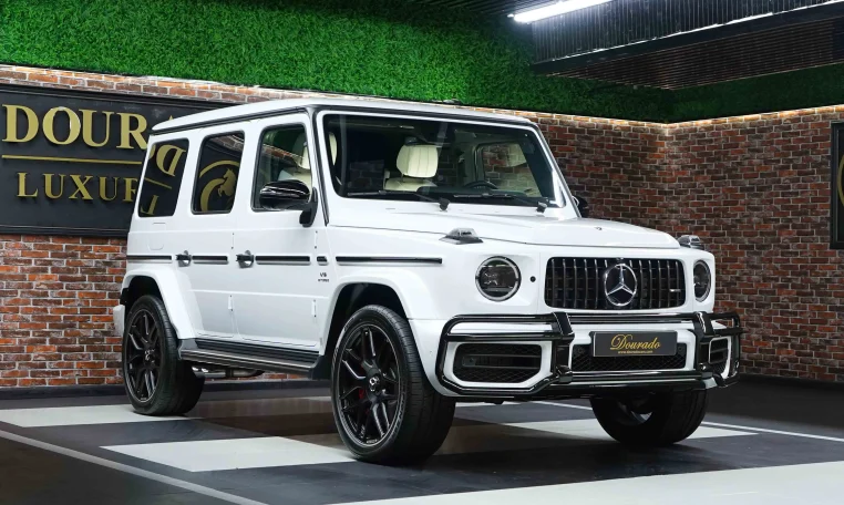 Mercedes G 63 AMG in White for Sale in Dubai UAE