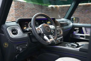 Mercedes G 63 AMG in White Dealership in Dubai